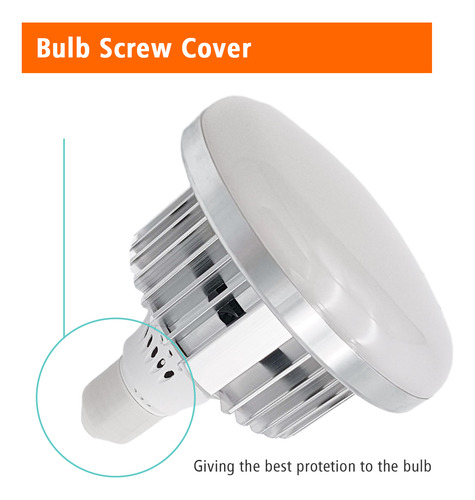 Bombilla Led De 85 W, 3200k-5500k, Bombilla De Fotografía