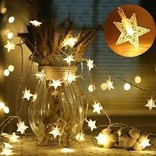 Tira Led Bolita Estrella Guirnalda Blanca Calida 5 Mts Apila