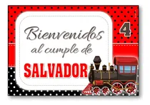 Comprar Kit Imprimible Trencito Vintage Mod.4 - Deco Y Candy - Tren