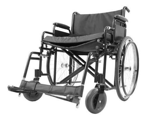 Cadeira De Rodas Modelo D500 Dobrável Até 180kg Dellamed Cor Preto