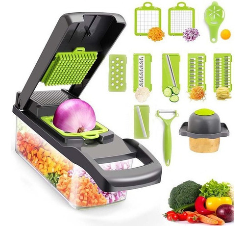 13 En 1 Rallador De Cocina Cortador Picador De Frutas Vegeta