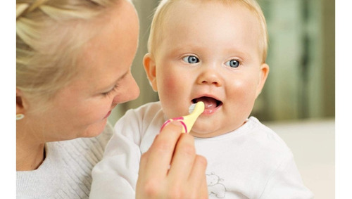 Kit C/ 4 Escovas Dentes Jordan Step 1 Para Bebês (0-2 Anos) | Parcelamento  sem juros