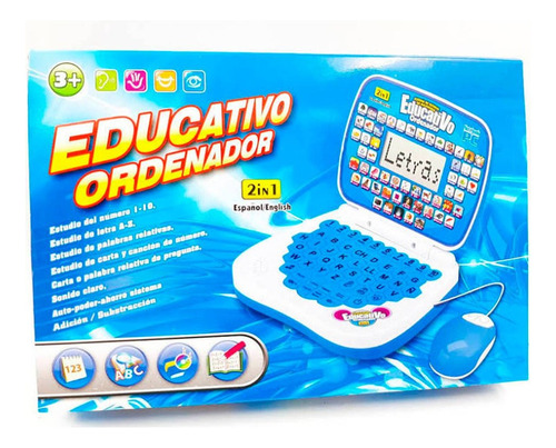 Computador Didáctico Interactivo Para Niñas Español-ingles 