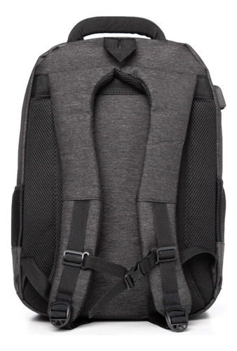 Imagen 3 de 8 de Mochila Notebook Usb Colegio Reforzada Impermeable Full