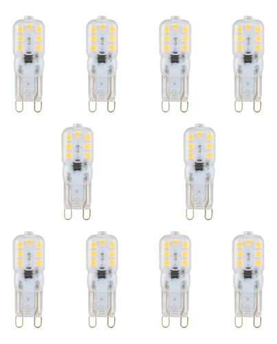 10 Bombillas Led G9, Accesorios Para Luz Blanca 6000k