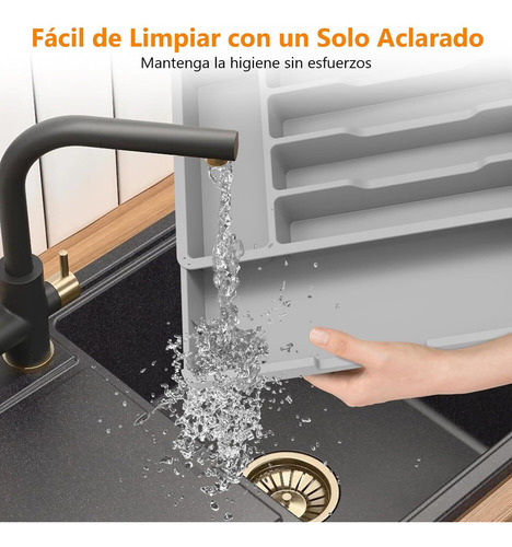 Organizador De Cubiertos, Bandeja Para Cubiertos Extensible