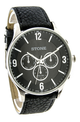 Reloj Stone St1037 Cuero Para Hombre Agente Oficial Liniers
