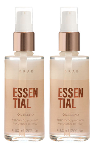 Kit Braé Essential Oil Repair - Óleo 60 Ml (2 Unidades)