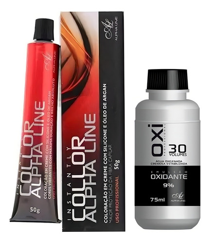 Alpha Line Coloração 50G 8.1 Louro Claro Cinza