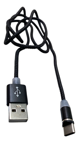 Cable Magnetico Iman Usb Para Celular Cargador Tipo C Blanco