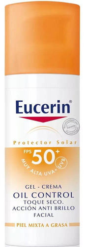 Protector Solar Eucerin Oil Control Toque Seco Fps50 50ml