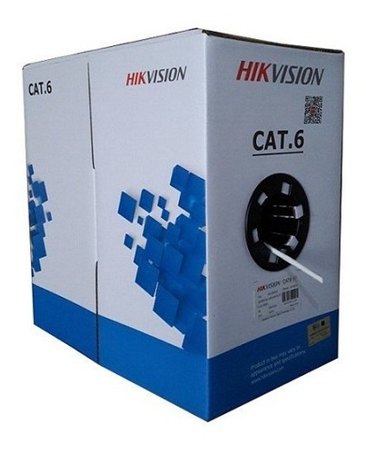 Cable Utp Cat6 - Blanco Caja 305mt Marca Hikvision