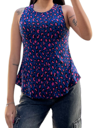 Musculosa Animal Print Mujer Nueva Temp