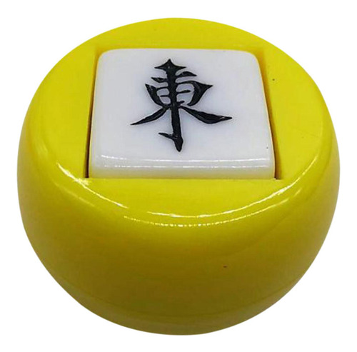 6 Dados Chinos De Mahjong, Dados Poliédricos, , Amarillo