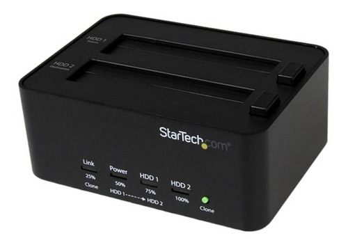 Gabinete Clonador Disco Duro Startech 2.5 Y 3.5 Pulgadas Sata - Usb 3.0 Satdock2reu3