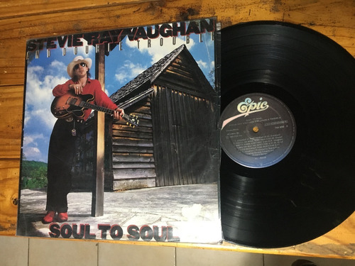 Stevie Ray Vaughan Soul To Soul Vinilo Lp '89 Brasil Clapton