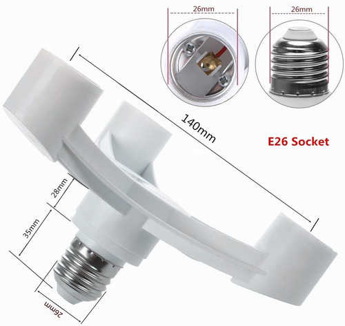 E26 Adaptador Socket, Patas_3
