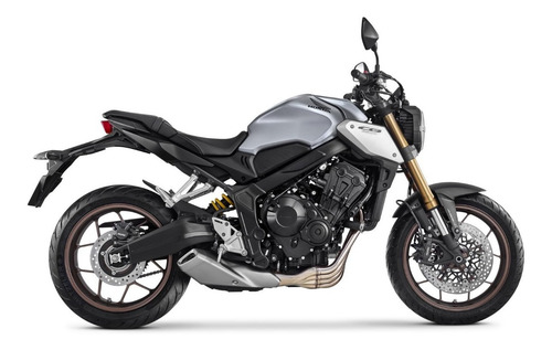 Imagem 2 de 5 de Honda Cb 650r 2021 - Prata