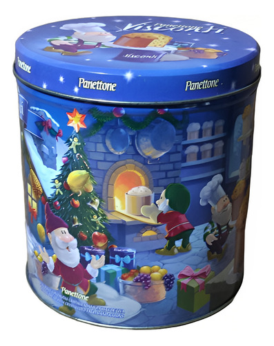 Lata Vazia De Natal 2005 Panetone Leia Descrição (Usado)