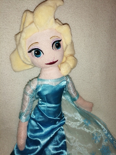 Peluche Muñeca Princesa Elsa Frozen Disney 45 Cm. _