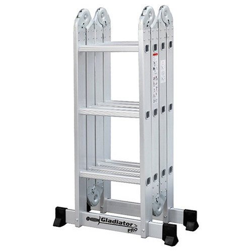 Escalera Multiuso 3,7m C/plataforma Gladiator Pro