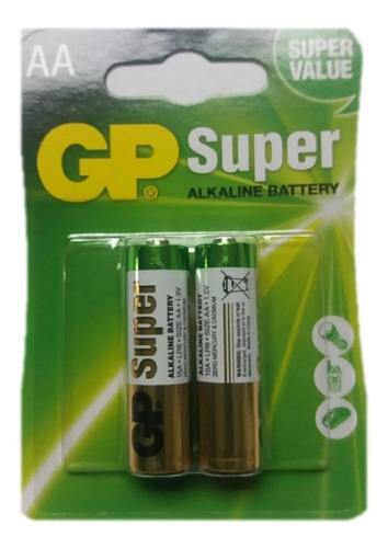 Pilas Aa Gp Super Alcalina 1.5 V Original