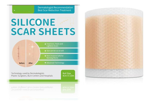 Cinta De Silicona Para Eliminar Cicatrices (rollo De 4cm X
