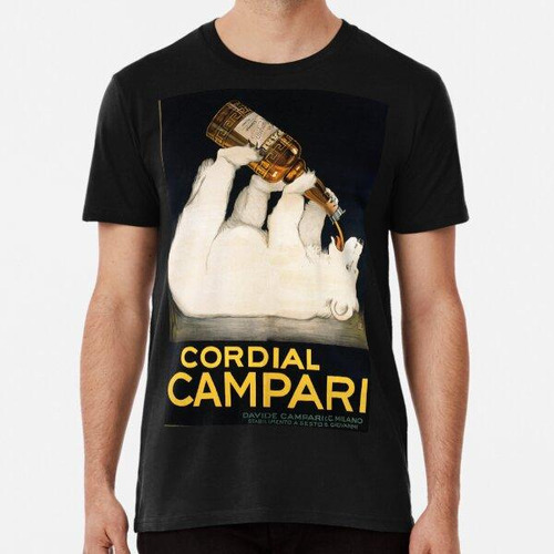 Remera Cartel Vintage Licor Polar Bear Algodon Premium