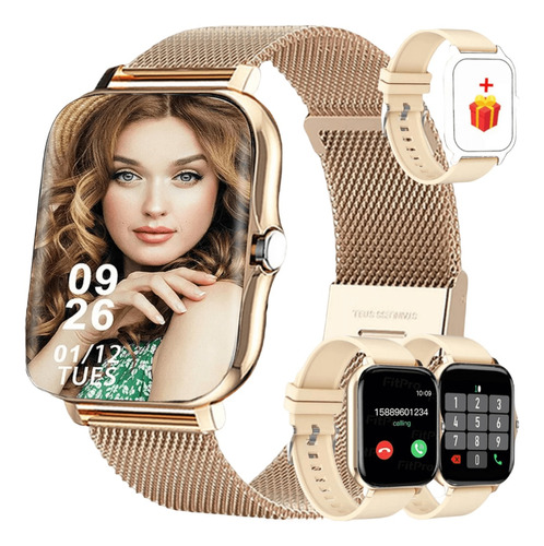 Reloj Inteligente 1.75'' Smartwatch Para Hombres Y Mujeres