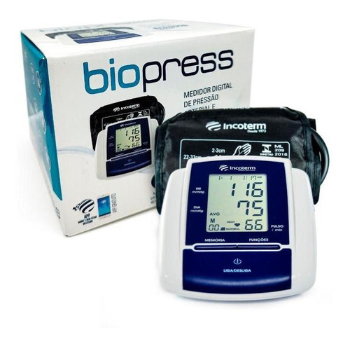 Medidor De Pressão Digital Biopress Braço Mb050