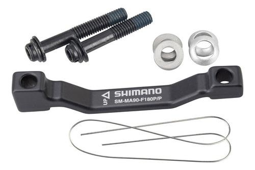 Adaptador Pm/Pm delantero Sm Ma90 de 180 mm con montaje en poste de Shimano