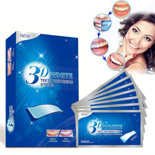 Tiras Blanqueadoras Dentales Oral-b 3d-blancas Whitestrips