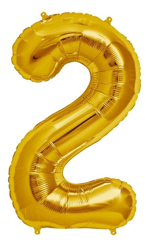 Globo Números Y Letras Metalizadas 33 Cm Dorada Y Plateada