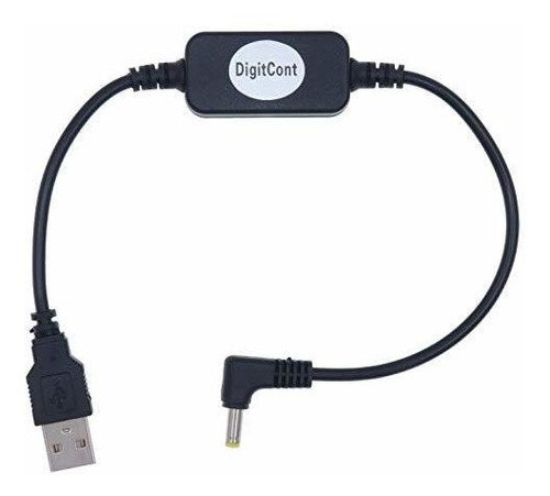 Digitcont Usb 5v A Dc 12v 4mm X 1.7mm Cable De Alimentacion