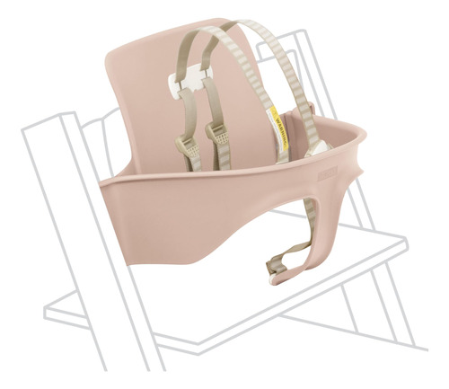 Set De Bebé Tripp Trapp De Stokke, Rosa Sereno - Convierte