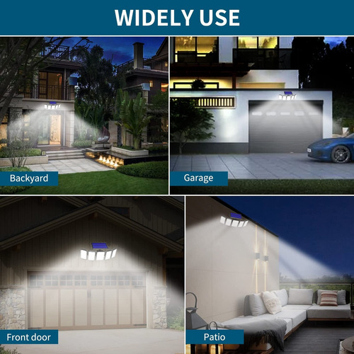 Led Luces Solares Con Sensor De Movimiento For Exteriores