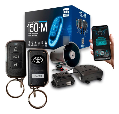 Alarma Bluetooth App Deluxe 150 Metros Tipo Toyota