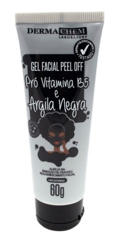 Mascara Gel Facial Argila Negra Vitam B5 Dermachem Premium