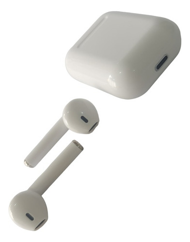 Fone De Ouvido Sem Fio I12 Tws Bluetooth Com Touch Cor Branco