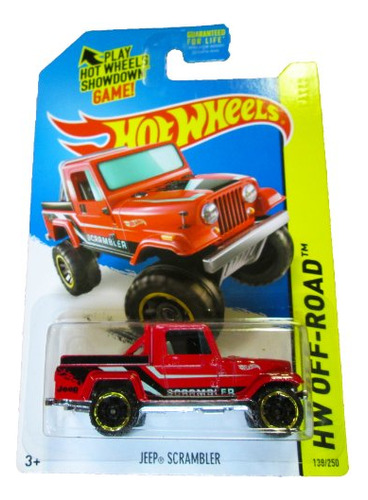 Hot Wheels - Jeep Scrambler Rojo -  Hotwheels_170823000175ve