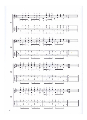 120 Arpeggio Studies For Guitar, Tab,music & Video / 120 Arp