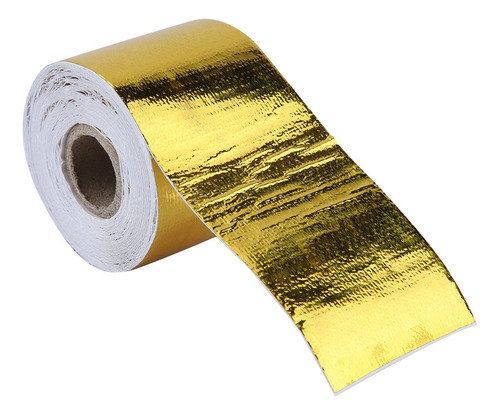 1 Rollo De Aluminio Dorado Coche Adhesivo Reflectante Calor