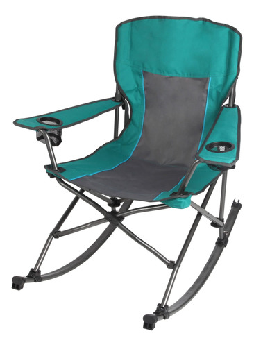 Silla Mecedora Plegable Para Campamento Verde Capacidad 300