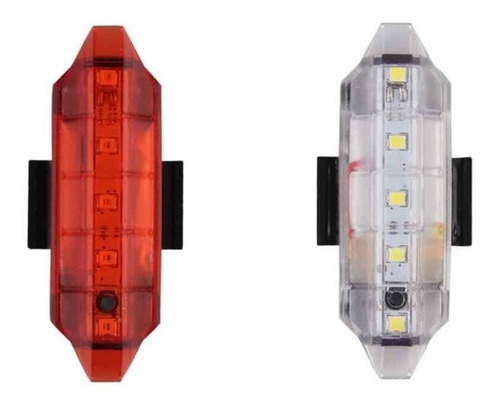 Luz Led Bici Bicicleta Recargable Usb Colores Alta Potencia 