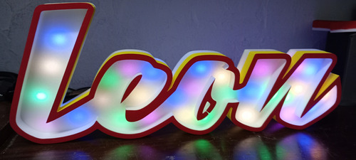 Nombres Con Luces, Palabras, Signos, Numeros, Letras, Logos Varios