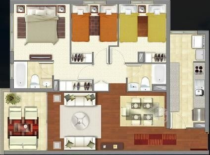 Departamento En Venta De 3 Dorm. En Antofagasta