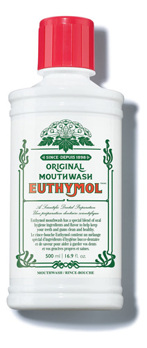 [euthymol] Enjuague Bucal Original, 16.9 Onzas Liquidas, Sab