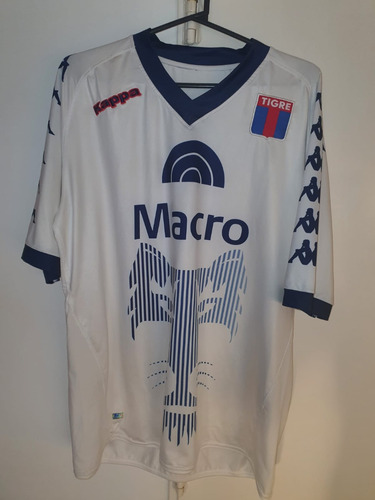 Camiseta De Tigre Kappa 2010 Blanca Alternativa #3 Talle L