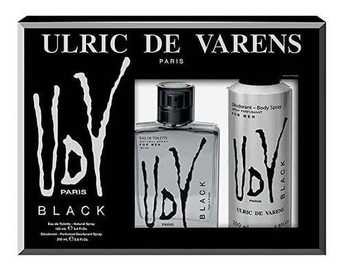 Kit Udv Black For Men (perfume 100 Ml + Deo Spray 200 Ml)