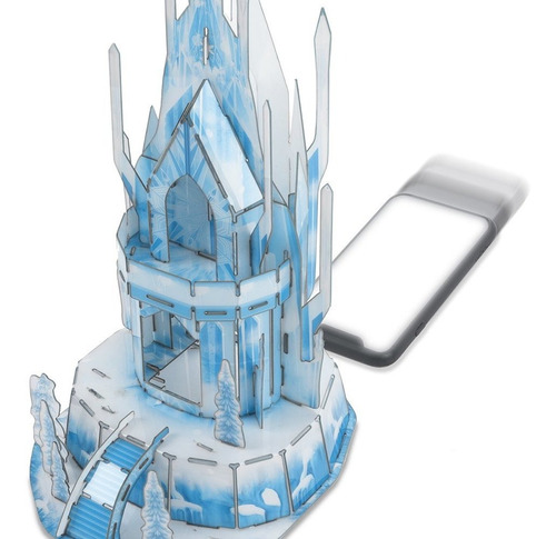 Disney Frozen Rompecabezas 3D Castillo de Hielo 47 piezas de 12 pulgadas de alto 3 años 